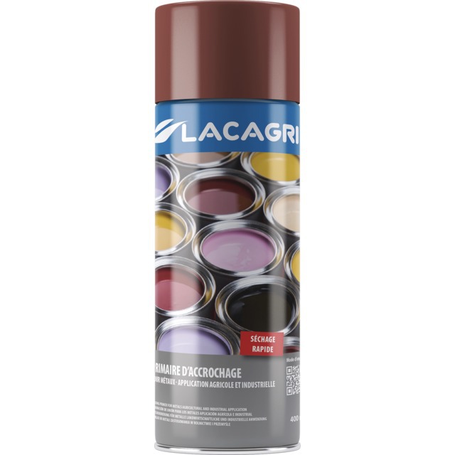 Peinture Primaire Brun Aerosol 400ML Lacagri référence fournisseur 234695